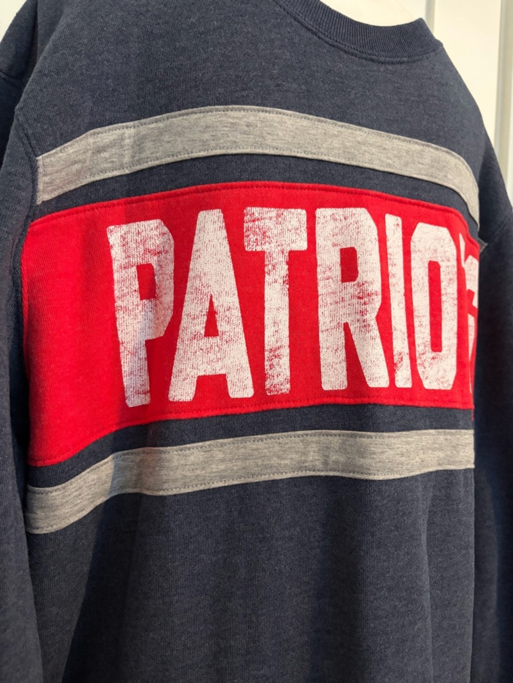 47 Brand New England Patriots Crewneck Sweatshirt Men’s Large - Picture 5 of 12